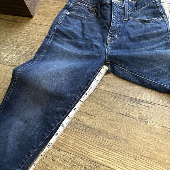 Madewell Size 25 Women's Dark Blue‎ Wash Denim Jeans - Picture 7 of 11